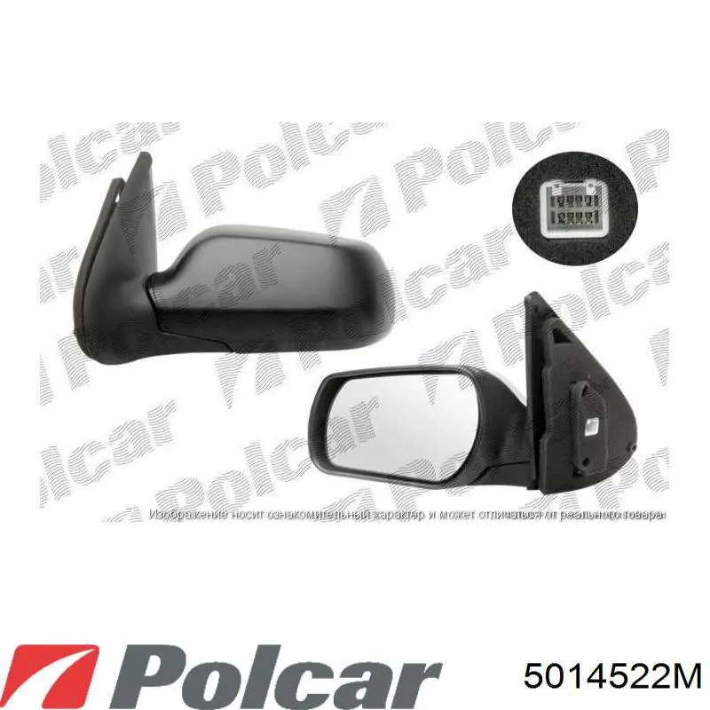  Cristal De Espejo Retrovisor Exterior Derecho para Mercedes E A124