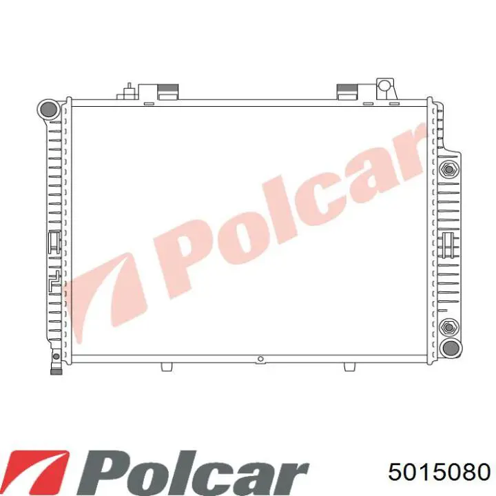 501508-0 Polcar radiador refrigeración del motor