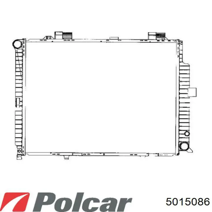 501508-6 Polcar radiador refrigeración del motor