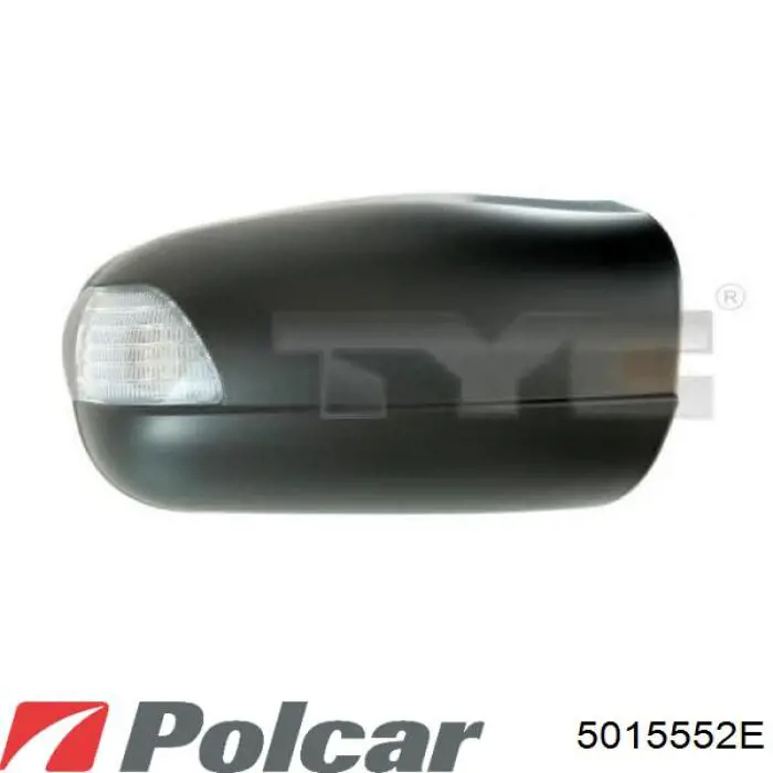 5015552E Polcar cristal de espejo retrovisor exterior derecho