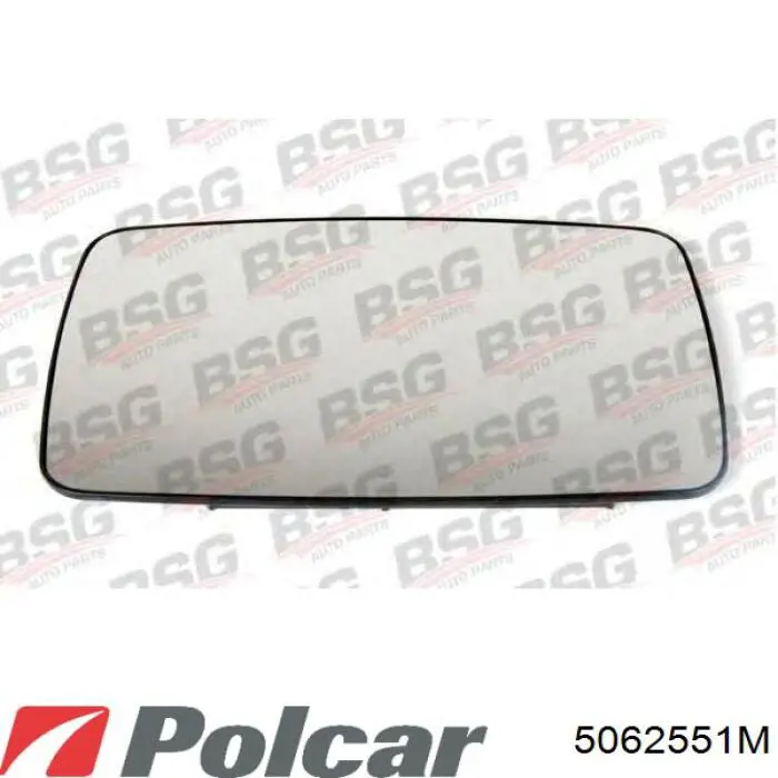 5062551M Polcar cristal de espejo retrovisor exterior derecho