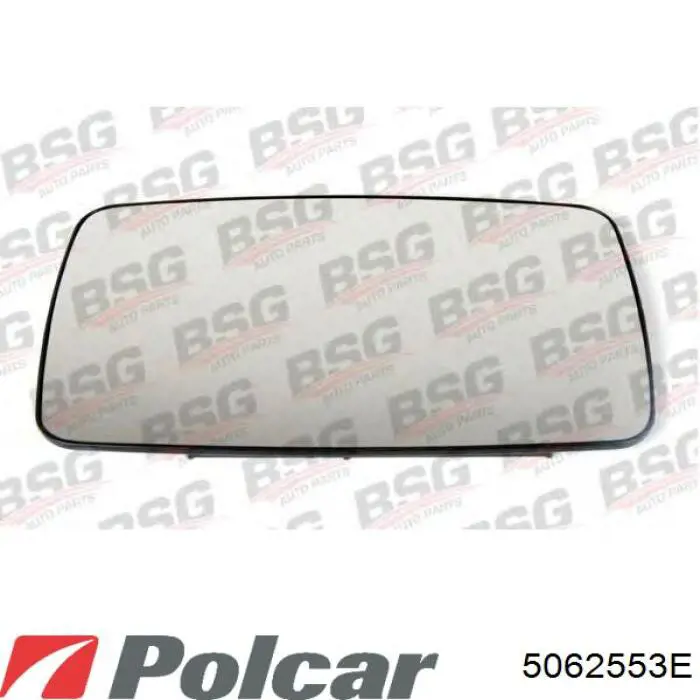 5062553E Polcar cristal de espejo retrovisor exterior derecho