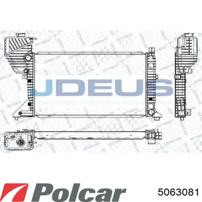 506308-1 Polcar radiador refrigeración del motor