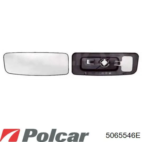 5065546E Polcar cristal de espejo retrovisor exterior derecho