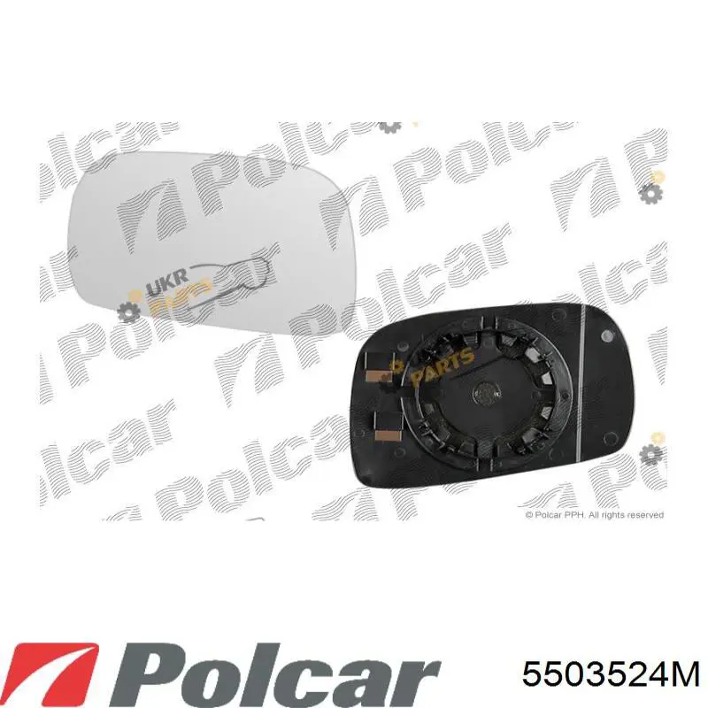 5503524M Polcar espejo retrovisor derecho