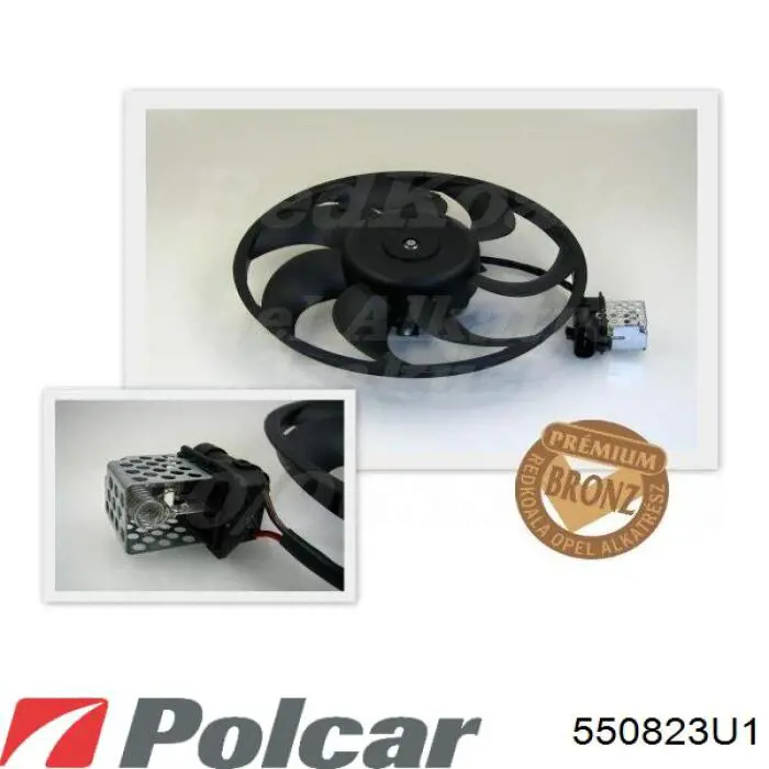 550823U1 Polcar ventilador (rodete +motor refrigeración del motor con electromotor completo)