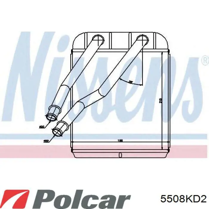 5508KD-2 Polcar receptor-secador del aire acondicionado