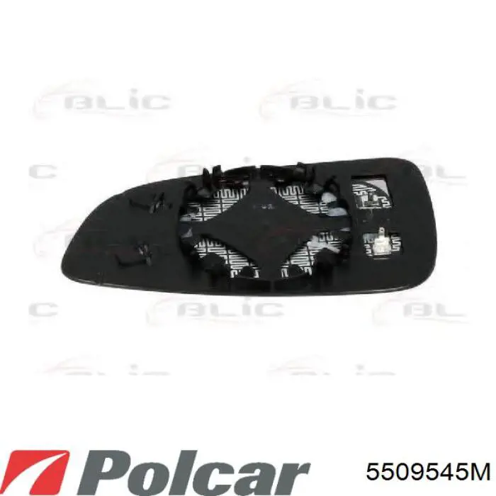 5509545M Polcar cristal de espejo retrovisor exterior derecho