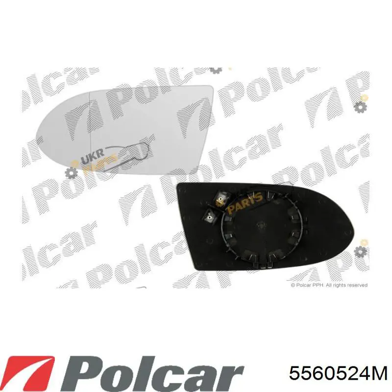 5560524M Polcar espejo retrovisor derecho