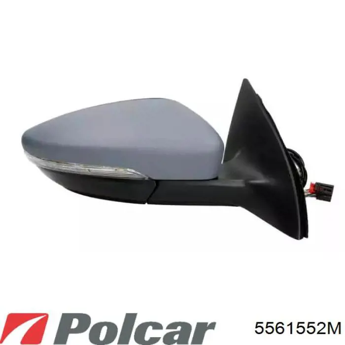 13162275 Peugeot/Citroen cristal de espejo retrovisor exterior derecho