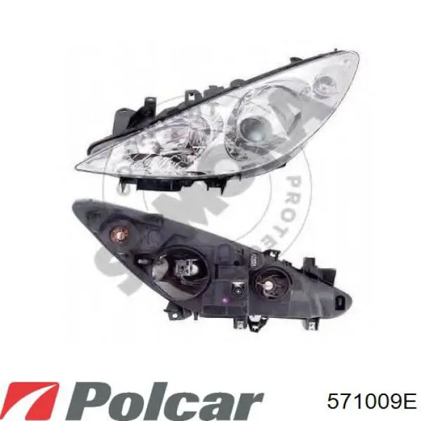 571009-E Polcar faro izquierdo