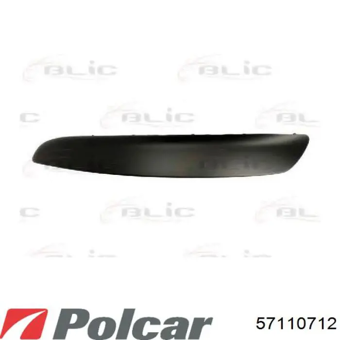  Listón embellecedor/protector, parachoques delantero derecho para Peugeot 307 3A, 3C