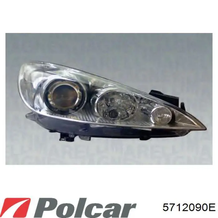  Faro izquierdo para Peugeot 408 