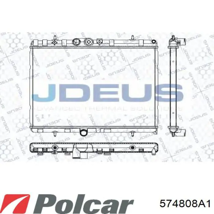 574808A1 Polcar radiador refrigeración del motor