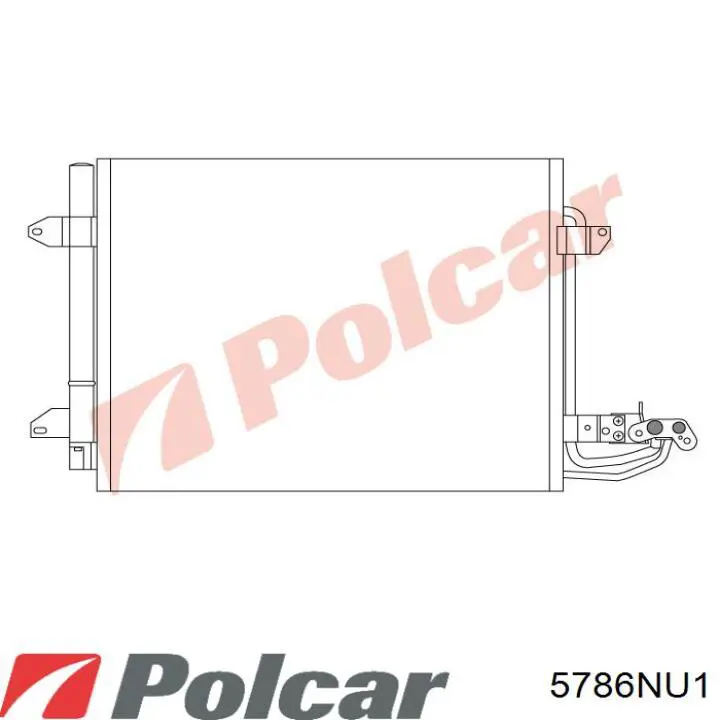 5786NU-1 Polcar motor eléctrico, ventilador habitáculo