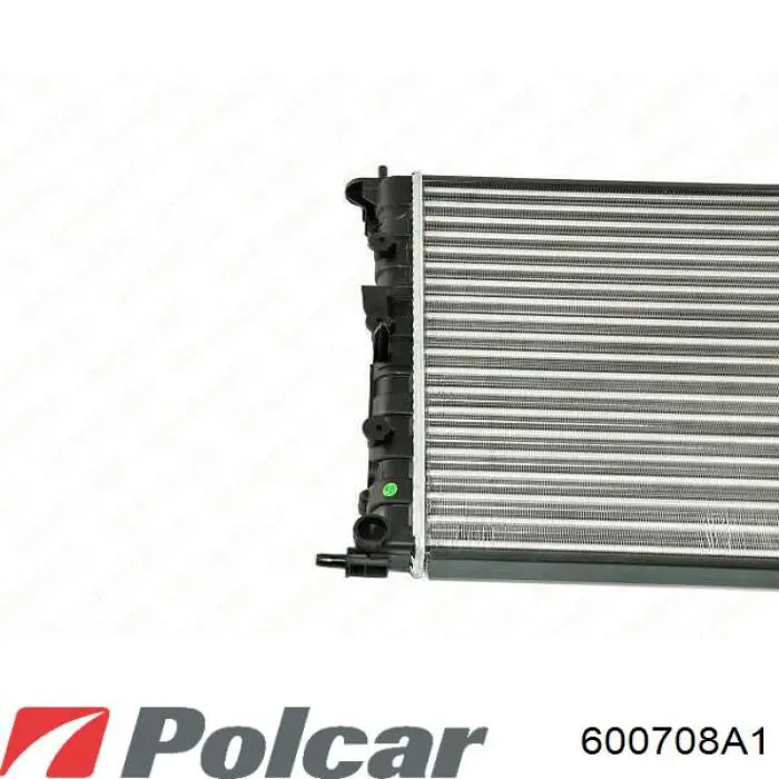 600708A1 Polcar radiador refrigeración del motor