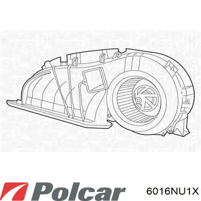  Conjunto Carcasa De Ventilador De La Estufa (Calentador Interno) para Renault Clio 2 