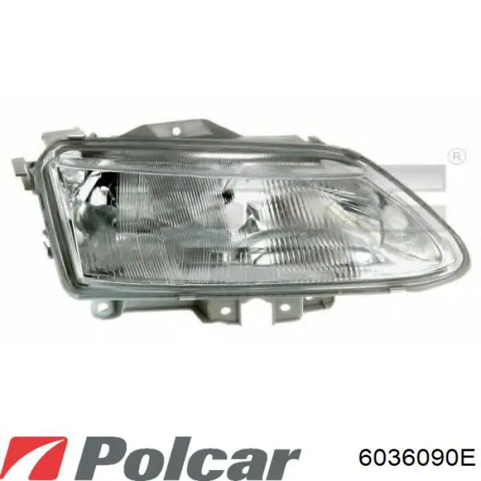 6036090E Polcar faro izquierdo