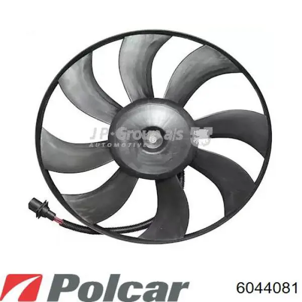 604408-1 Polcar radiador refrigeración del motor