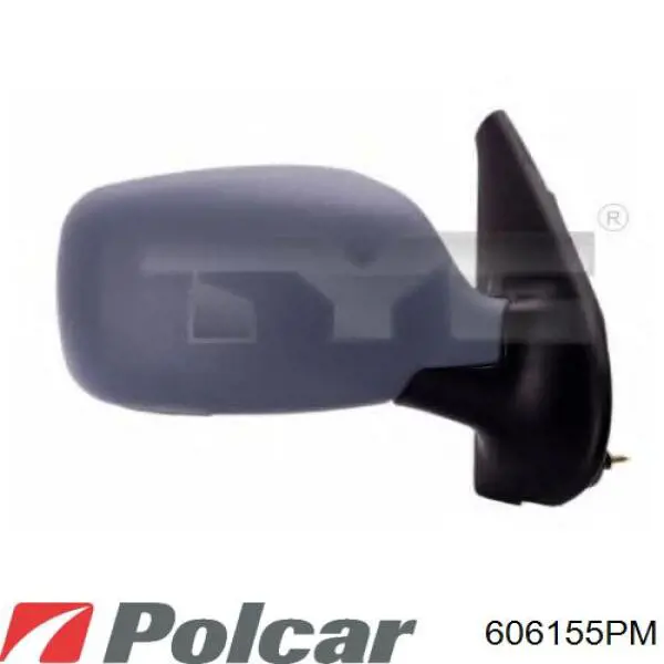  Cubierta, retrovisor exterior derecho para Renault Kangoo KC0