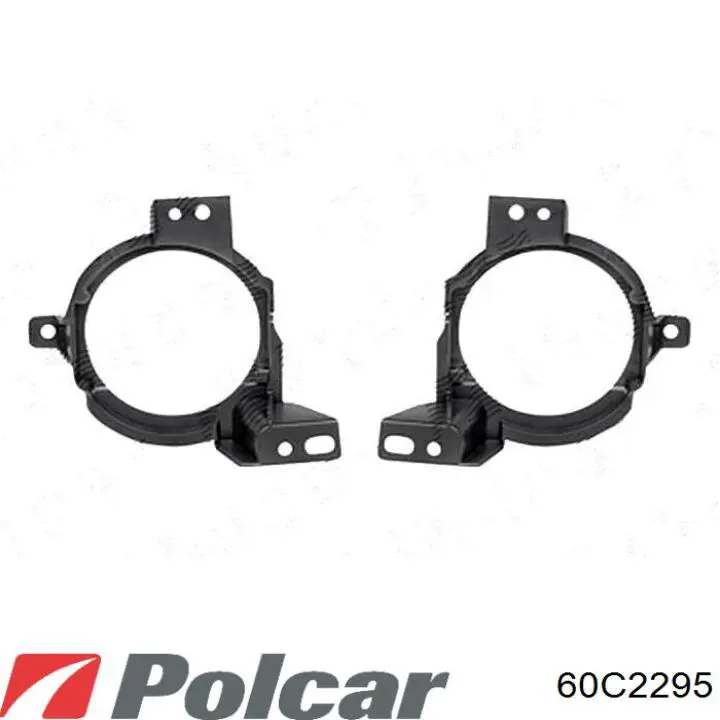  Soporte para montaje de luz antiniebla izquierda + derecha para Renault Megane 3 