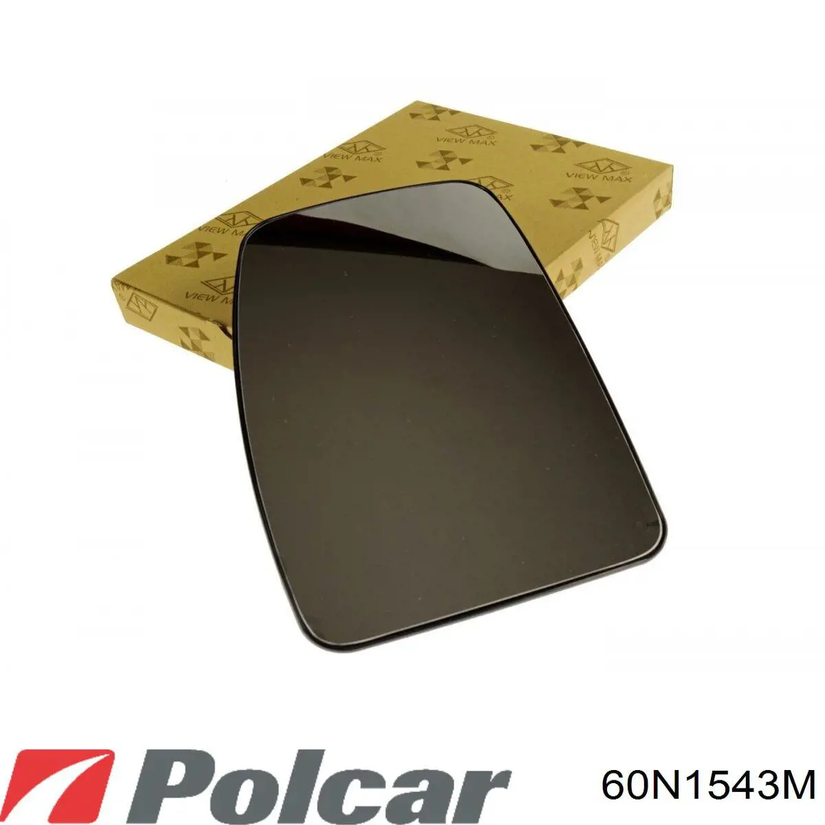 60N1543M Polcar cristal de espejo retrovisor exterior izquierdo