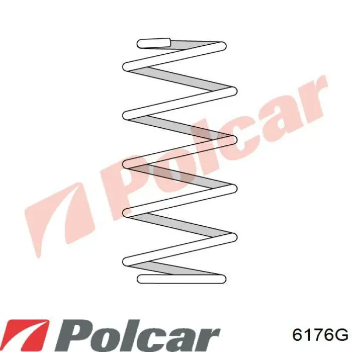 6176G Polcar amortiguador trasero