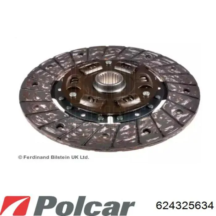 624325634 Polcar kit de embrague (3 partes)