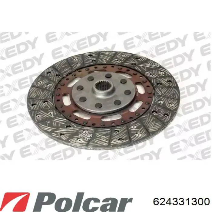 624331300 Polcar kit de embrague (3 partes)