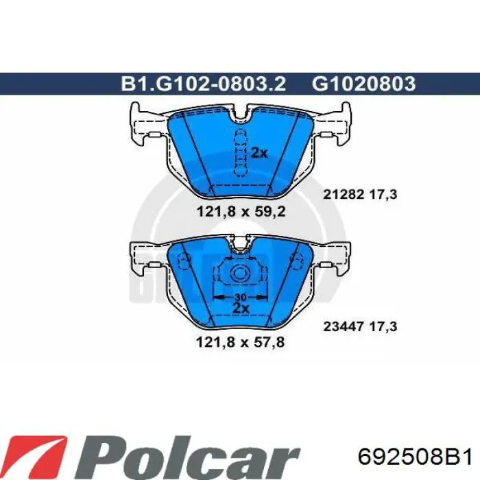 692508B1 Polcar radiador refrigeración del motor