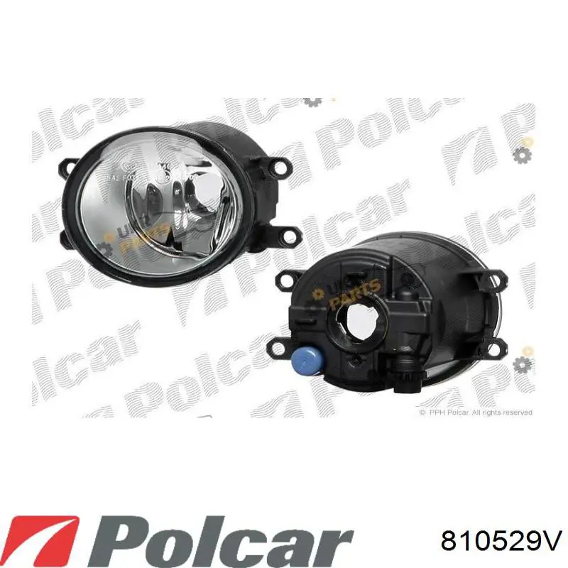 810529-V Polcar faro antiniebla izquierdo