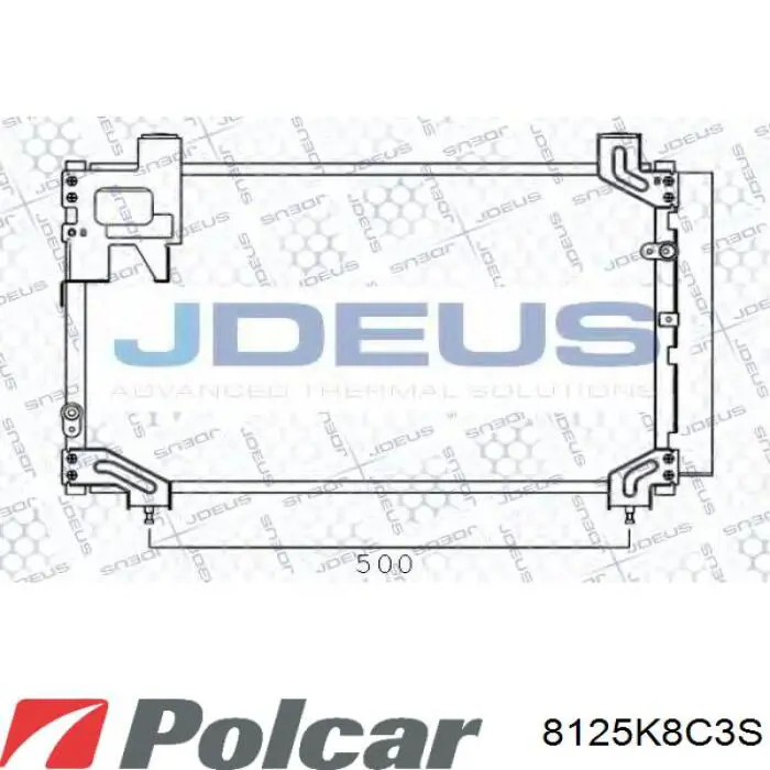 8125K8C3S Polcar condensador aire acondicionado