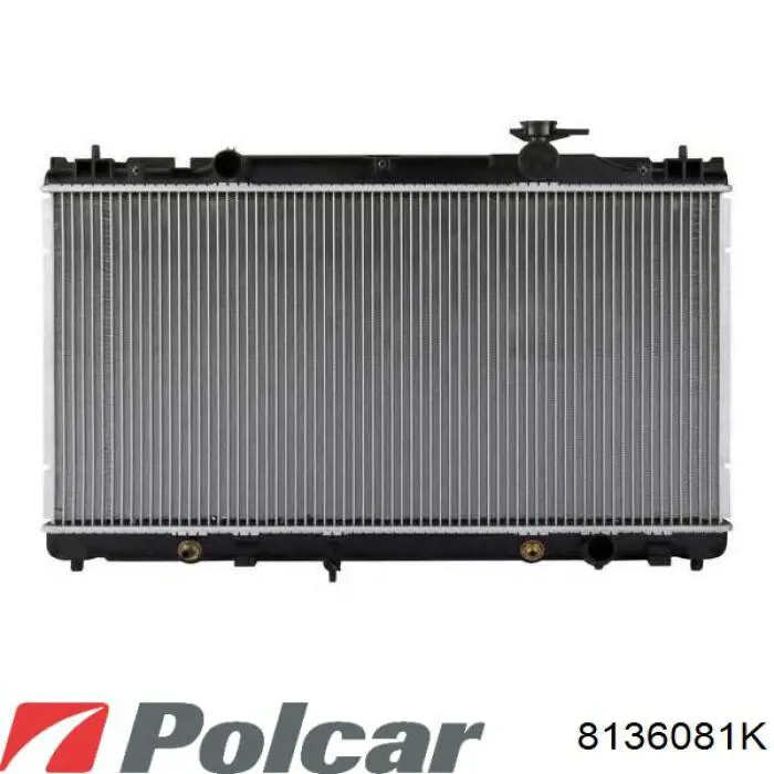 8136081K Polcar radiador refrigeración del motor