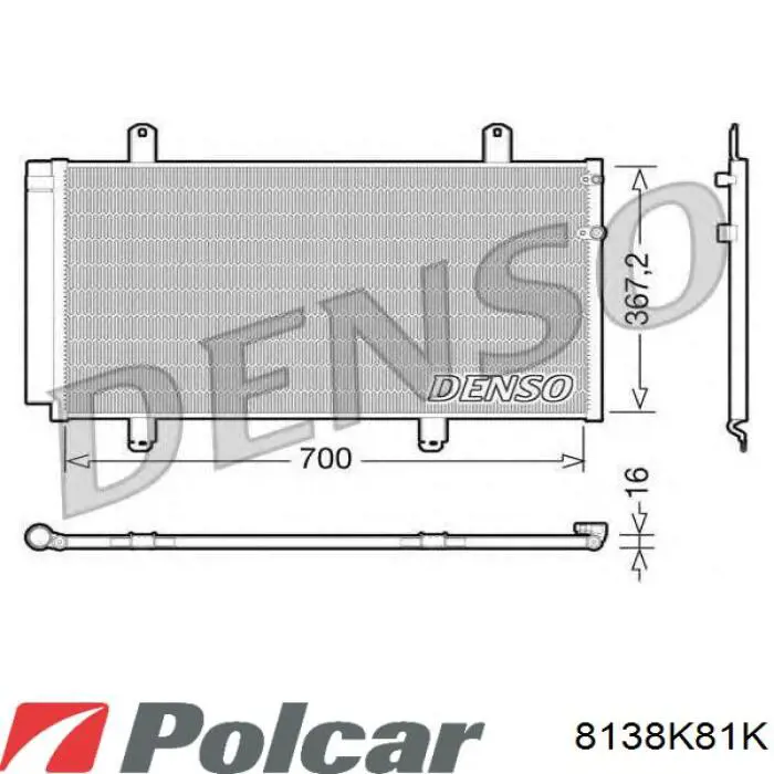  Condensador aire acondicionado para Lexus ES 