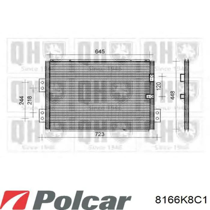 8166K8C1 Polcar condensador aire acondicionado