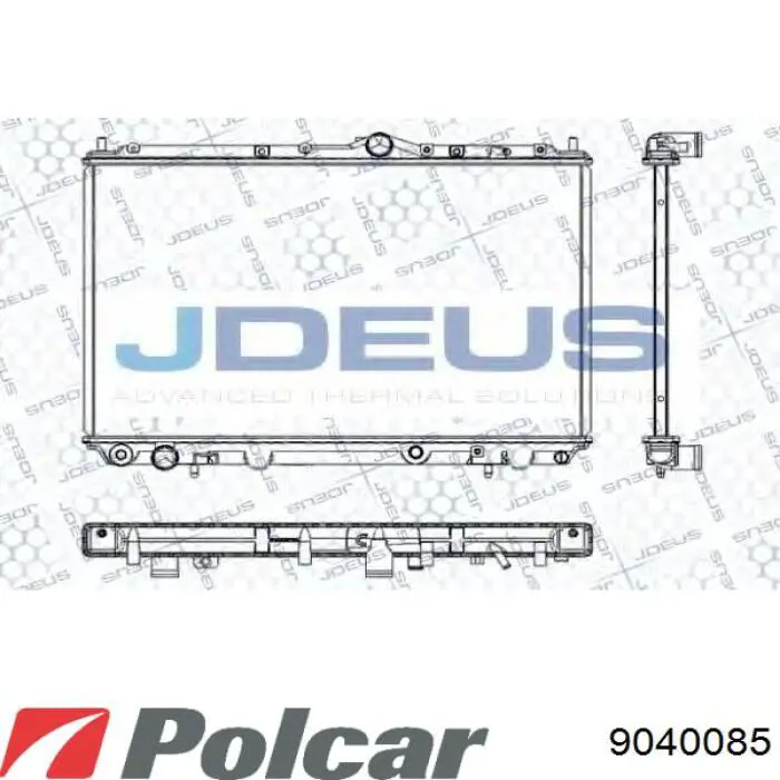 904008-5 Polcar radiador refrigeración del motor