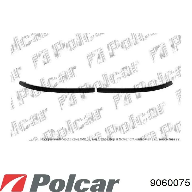  Moldura de parachoques delantero izquierdo para Volvo S60 1 