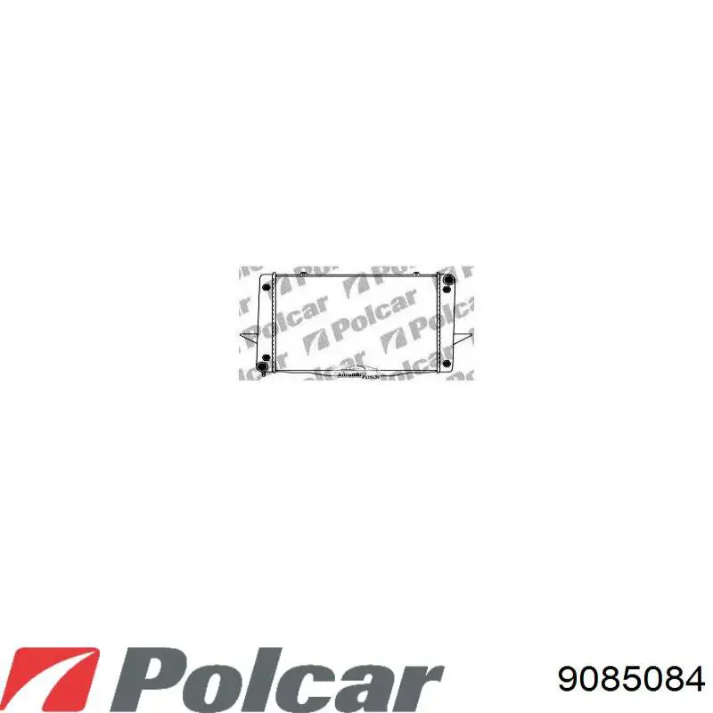 908508-4 Polcar radiador refrigeración del motor