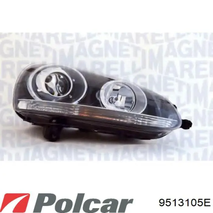 9513105E Polcar faro derecho