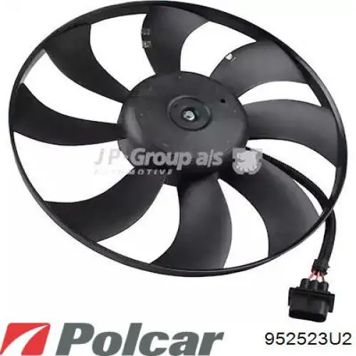 952523U2 Polcar ventilador (rodete +motor refrigeración del motor con electromotor completo)