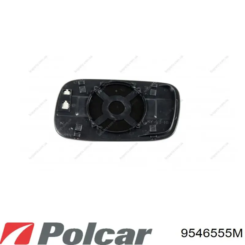 9546555M Polcar cristal de espejo retrovisor exterior derecho