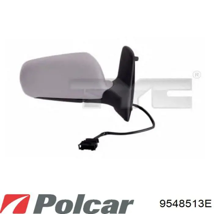 9548513E Polcar cristal de espejo retrovisor exterior izquierdo