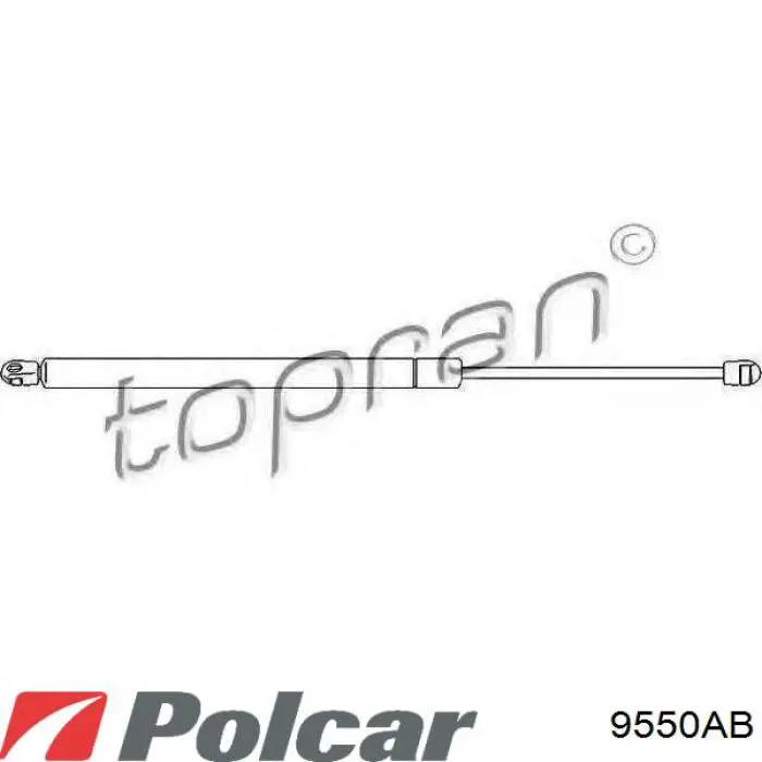 9550AB Polcar amortiguador de maletero