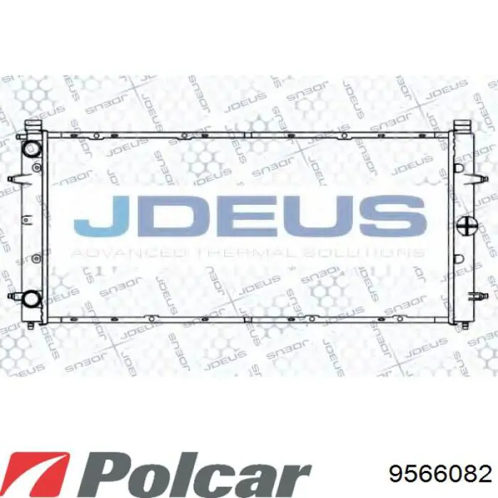 956608-2 Polcar radiador refrigeración del motor