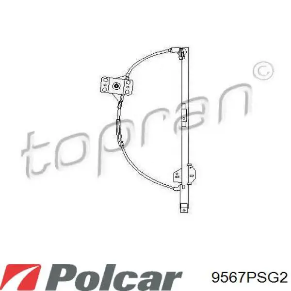  Mecanismo de elevalunas, puerta delantera derecha para Volkswagen Transporter 70XB, 70XC, 7DB, 7DW