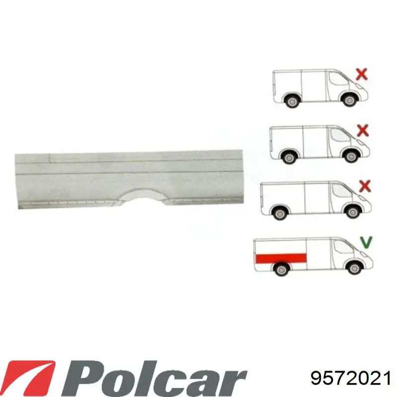  Arco de rueda, panel lateral, derecho para Volkswagen Crafter 2E