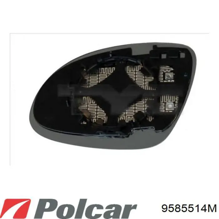 9585514M Polcar cristal de espejo retrovisor exterior izquierdo