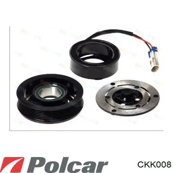 CKK008 Polcar embrague (bobina magnética compresor de aire acondicionado)