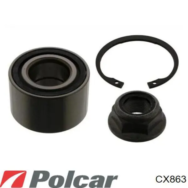 CX863 Polcar cojinete de rueda trasero