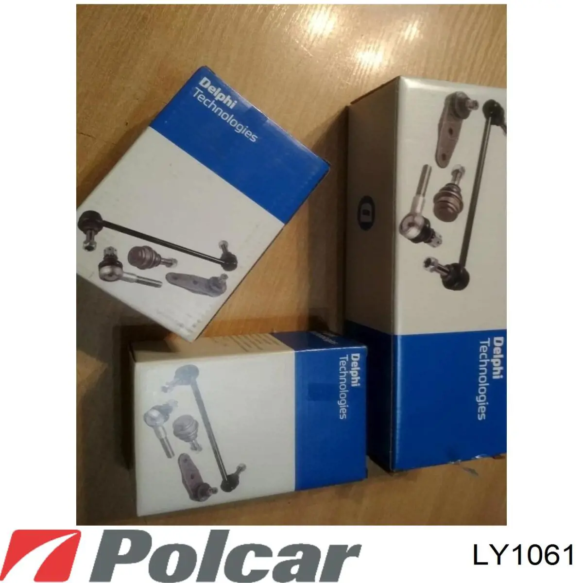 LY1061 Polcar kit de montaje, zapatas de freno traseras